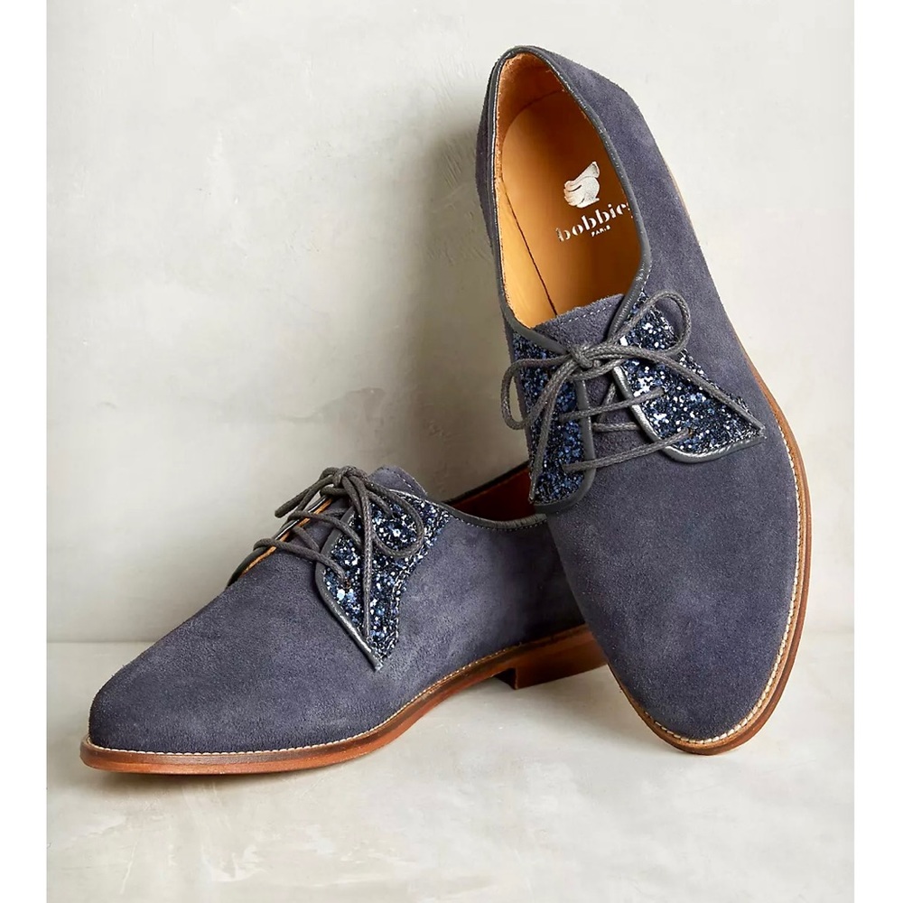Bobbies La Romanciere Glitter Oxfords
